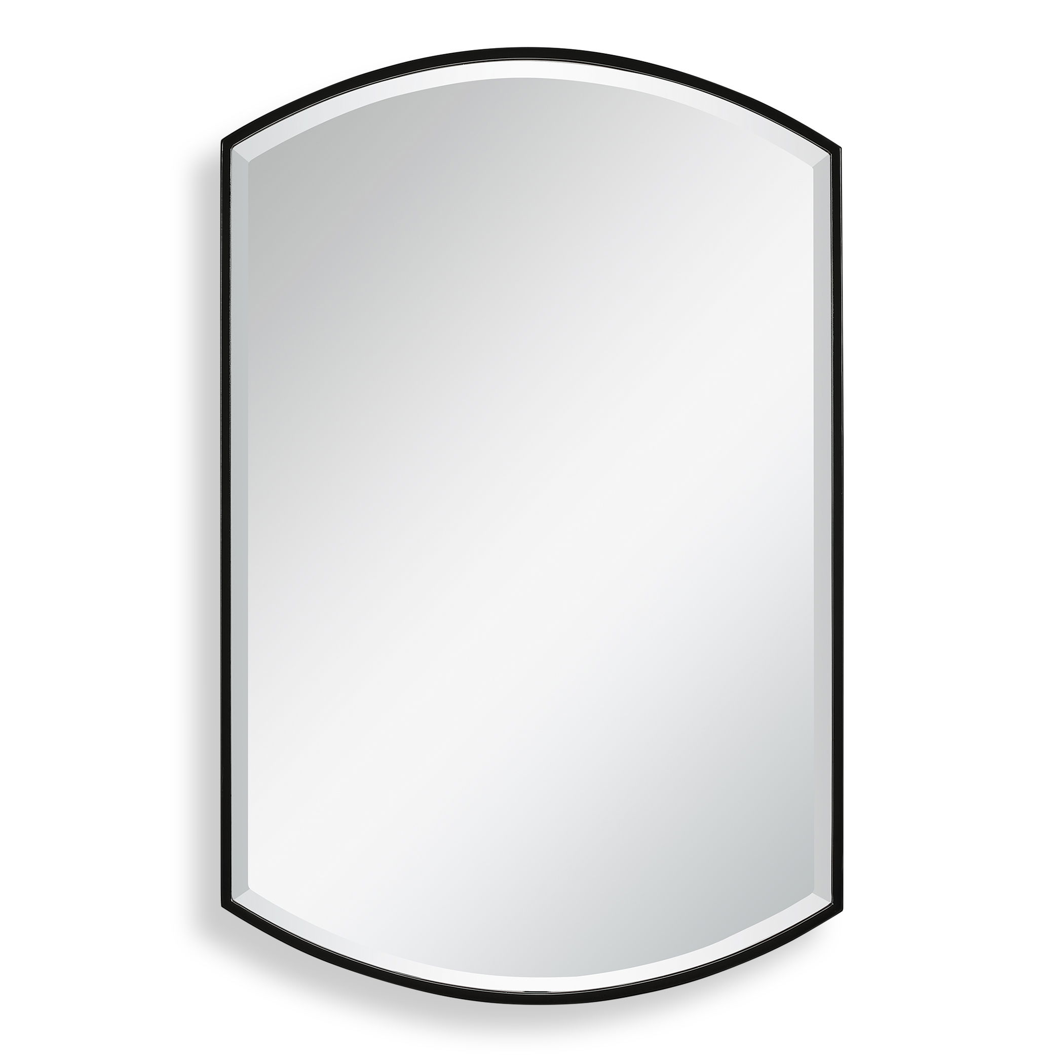 Shield Shaped Iron Mirror large image 