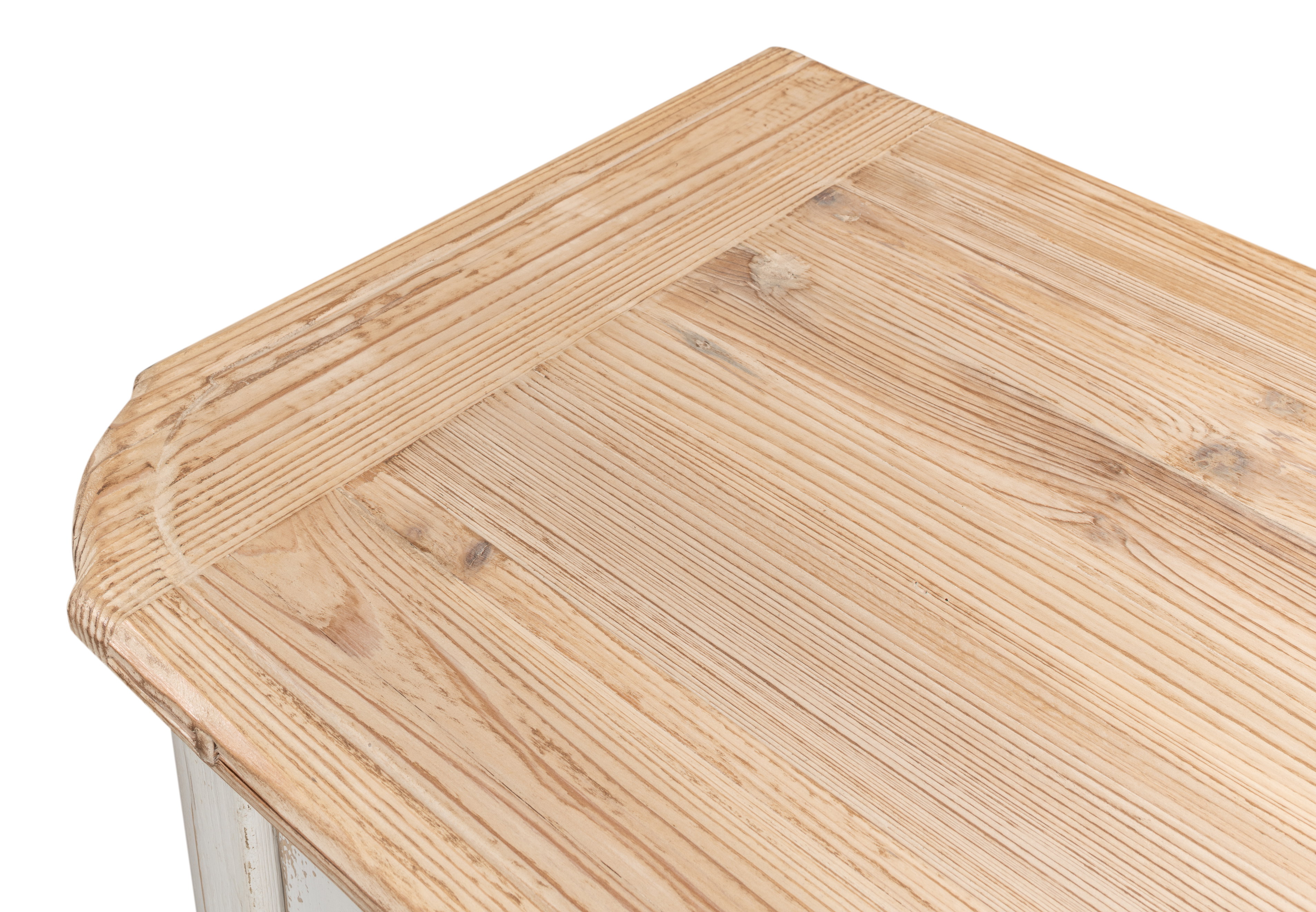 Antique Whitewash Sideboard, 4 Door, Cabinets & Sideboard by Sarreid, 83" length x 20" width x 36" height View 11