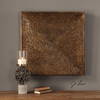 Blaise Antiqued Bronze Wall Art, by Uttermost, 31.5" width x 31.5" height x 3" depth thumbnail 6