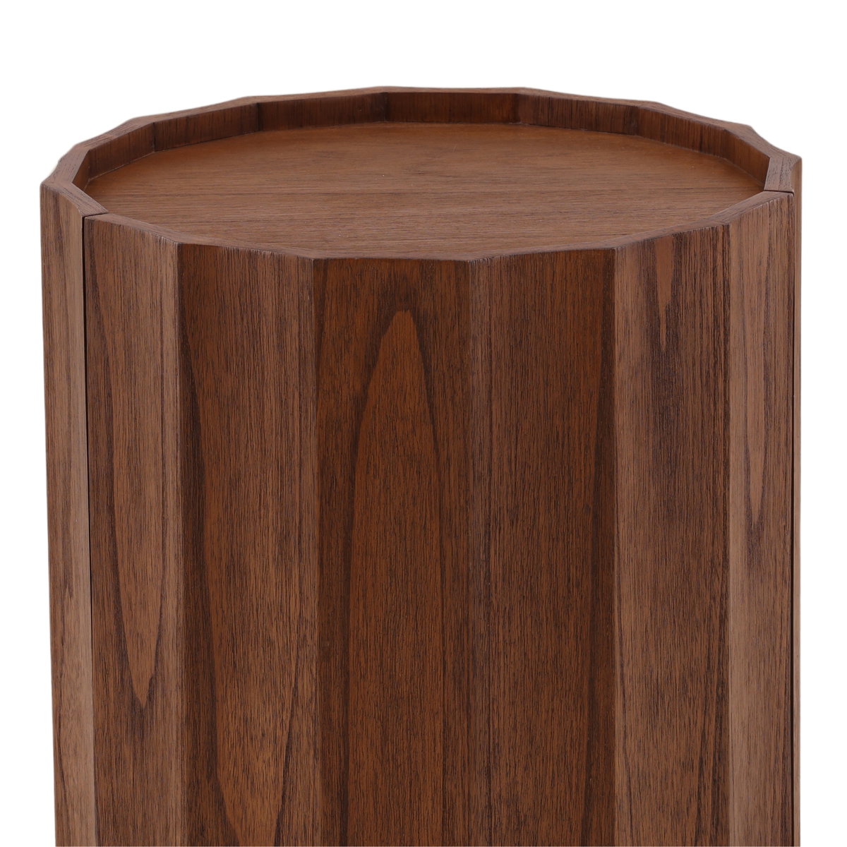 Cadwell Side Table Brown, Side & End Table by Dovetail, 18.5" width x 22.75" height x 18.5" depth View 3
