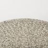 Bina   Light Gray 4 Legged Wool Stool, Ottoman by Mercana, 24" length x 24" width x 14" height thumbnail 8