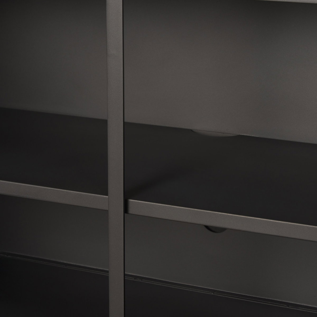 Roxdale Acid Washed Iron Metal Accent Cabinet, Cabinets & Chest by Mercana, 41" length x 18" width x 29.5" height View 12