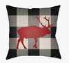 Buffalo Accent Pillow, Decorative Pillow by Surya, 18" length x 18" width thumbnail