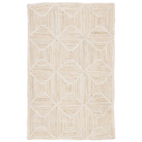 Jaipur Living Season CMB05 Handmade Solid Cream and Blue Area Rug (6