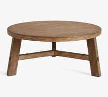 Online Designer Living Room Rustic Farmhouse Round Coffee Table