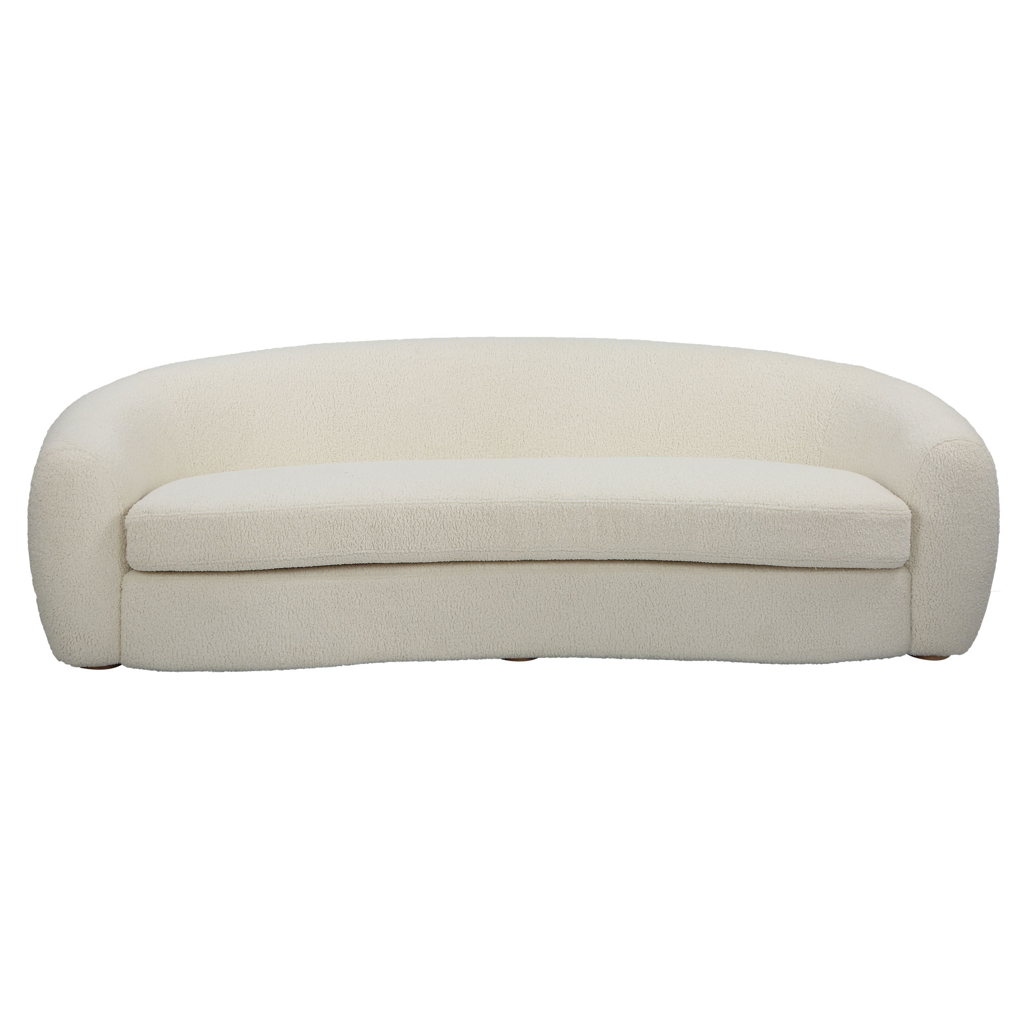 Capra Art Deco White Sofa large image 