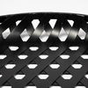 Lito (Set of 2) Black Woven Metal Round Serving Trays, Decorative Tray by Mercana, 26.77" length x 23.82" width x 5.51" height thumbnail 7