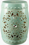 Nusrat Garden Stool, Outdoor Furniture by Surya, 1'1" width x 1'6" height thumbnail