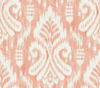 Hawthorne Ikat Coral Wallpaper, by York Wall, 27' length x 2'3" width x 0.02" depth thumbnail 1