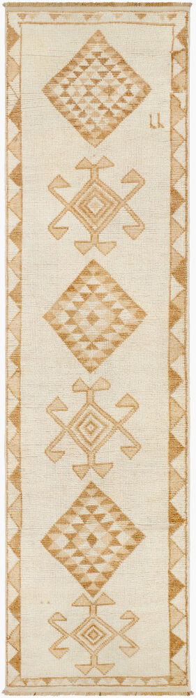 Antique One of a Kind Handmade Rug, by Surya, 10'2" length x 2'8" width