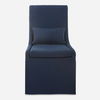 Coley Denim Armless Chair thumbnail 0