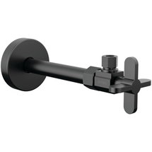 Online Designer Kitchen Odin Angled Supply Stop Valve with Cross Handle - Less Supply Line