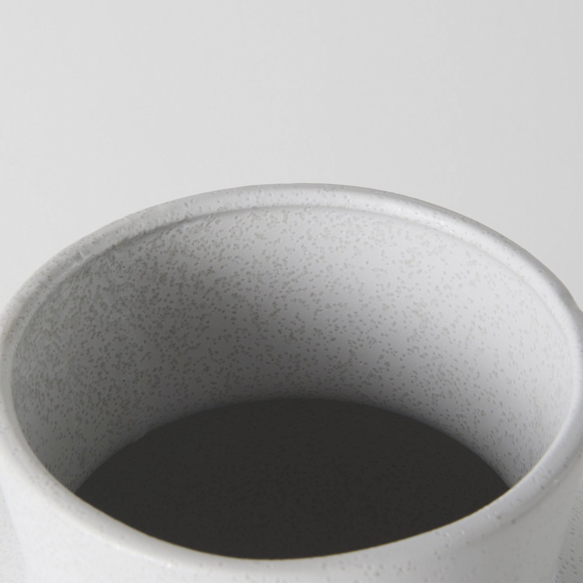 Laforge 10.8H Medium White Ceramic Vase large image 