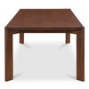 Daifuku Large Dining Table Brown, by Moe's Home, 96" width x 29.5" height x 42" depth thumbnail 3
