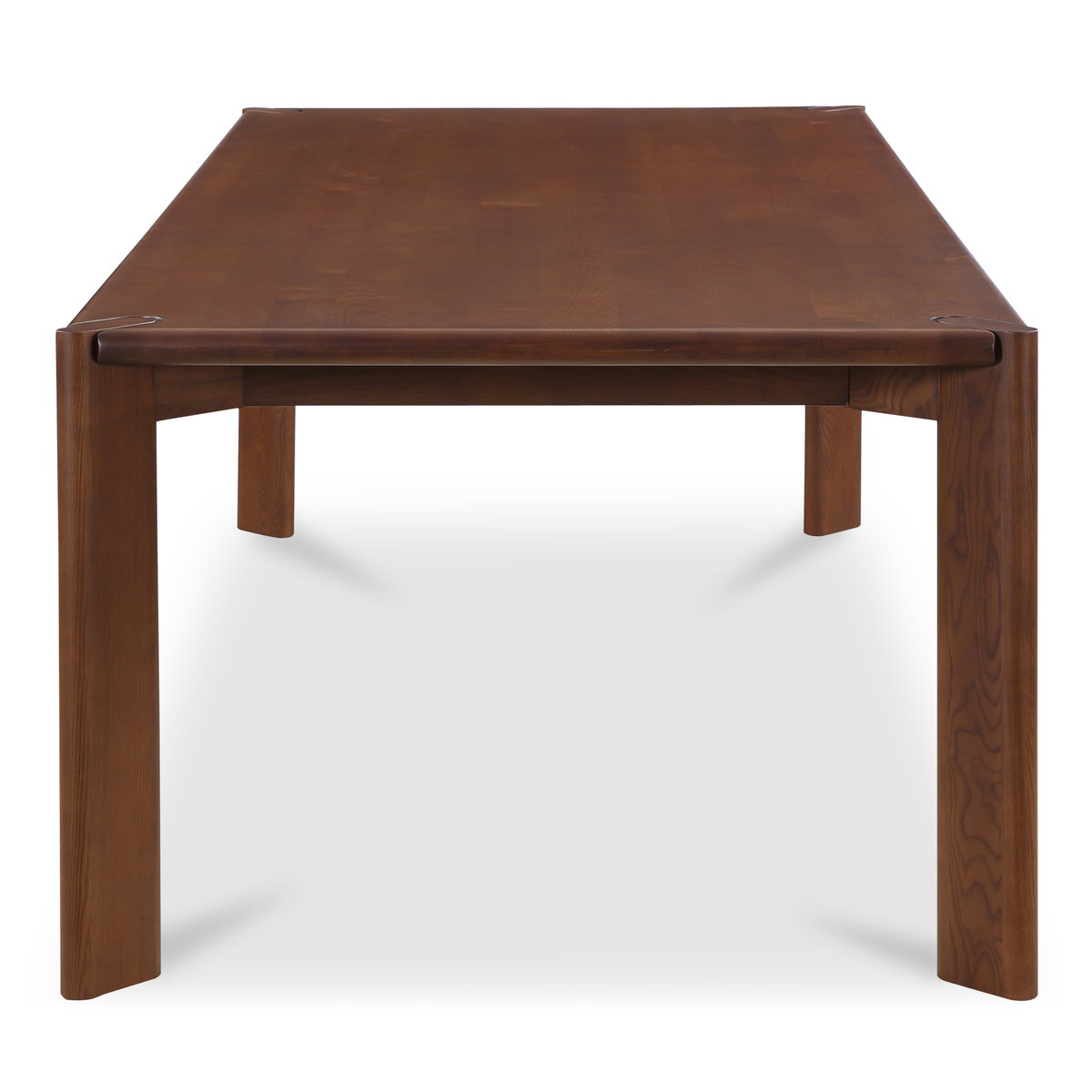 Daifuku Large Dining Table Walnut Stained Ash, by Moe's Home, 96" width x 29.5" height x 42" depth View 3