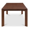 Daifuku Large Dining Table Walnut Stained Ash, by Moe's Home, 96" width x 29.5" height x 42" depth thumbnail 3