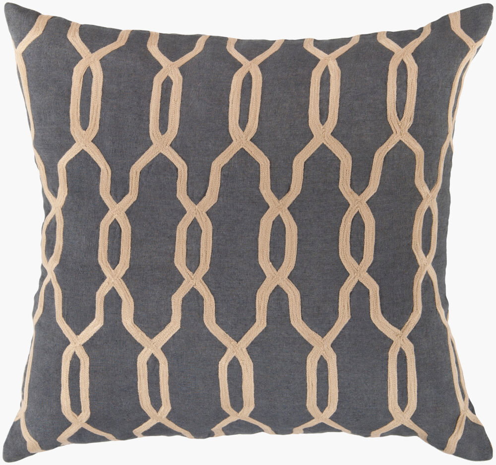 Gates Accent Pillow Down, Decorative Pillow by Surya, 18" length x 18" width