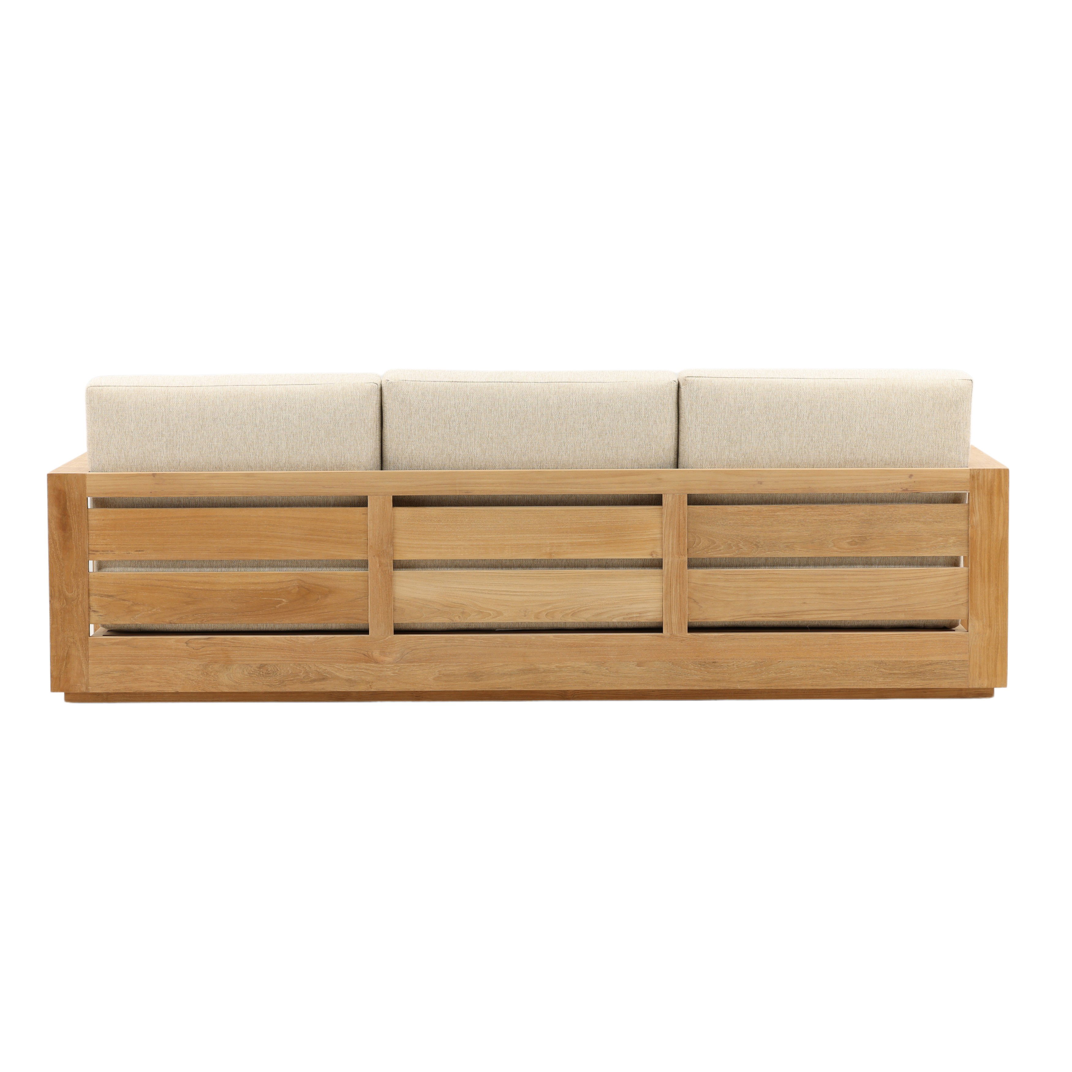 Darlene Outdoor Sofa Sand, Sofas & Sectional by Dovetail, 94.21" width x 32" height x 34" depth View 4