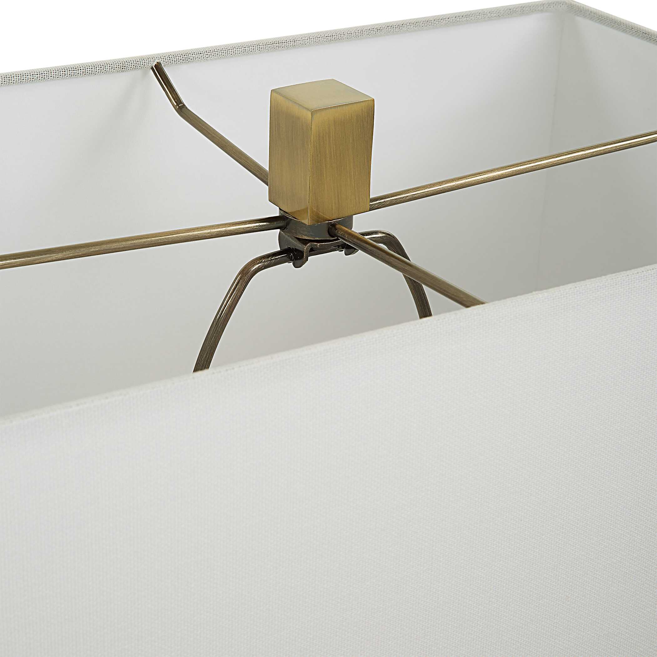 Arete Modern Brass Table Lamp large image 
