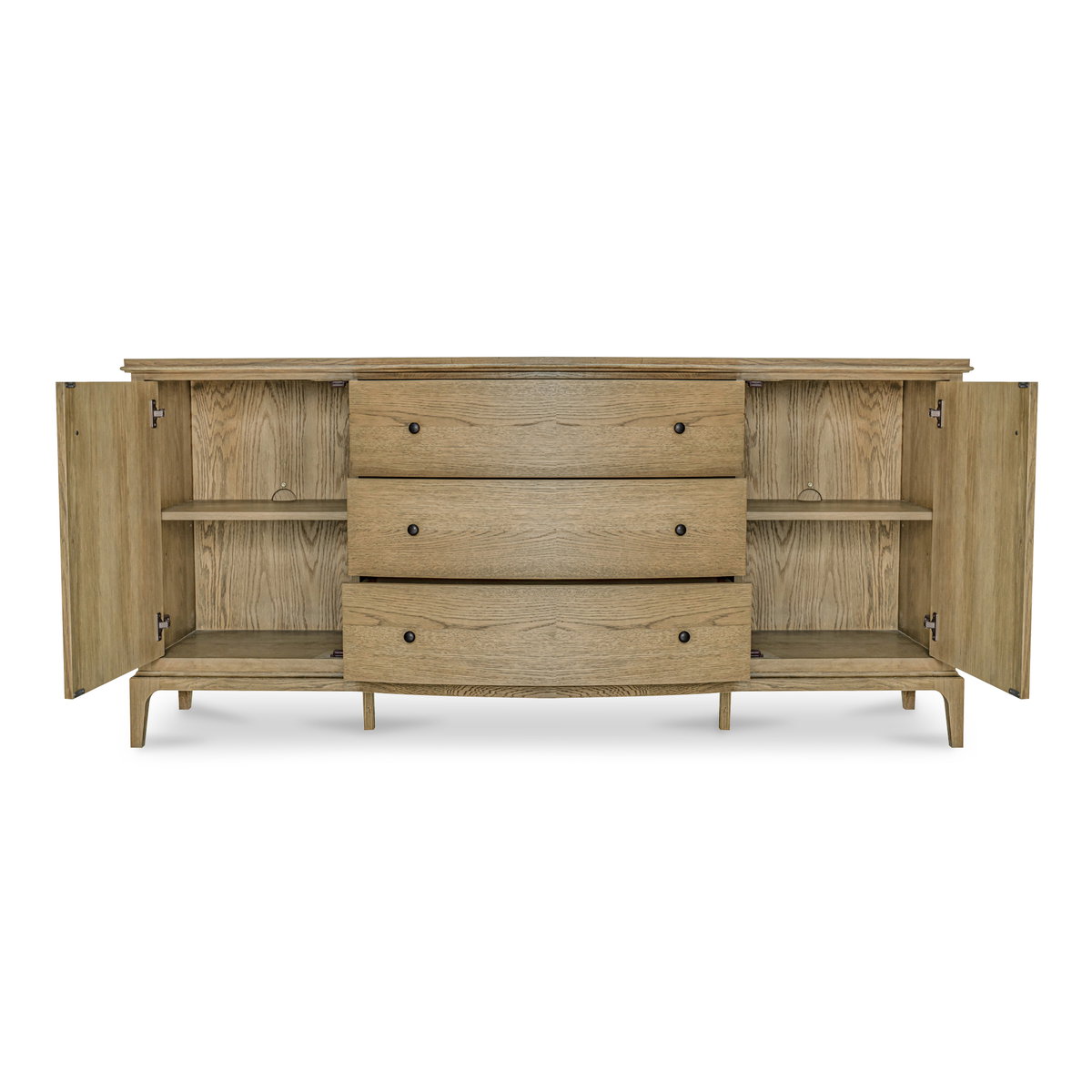 Sadie Sideboard Brown, Cabinets & Sideboard by Moe's Home, 78.75" width x 33.88" height x 17.75" depth View 4