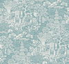Chinoiserie Blue & Green Wallpaper thumbnail 0