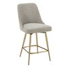 Bramwell Upholstered Counter Stool, Furniture by Uttermost, 20" width x 39.25" height x 23.5" depth thumbnail 4
