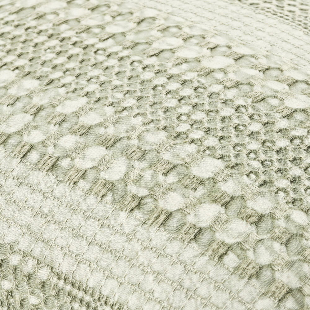 Washed Waffle Accent Pillow Poly, Decorative Pillow by Surya, 18" length x 18" width