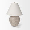 Marvin Taupe Ceramic Table Lamp, by Mercana, 18" length x 18" width x 27.5" height thumbnail 7