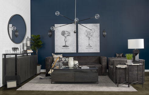 Wilhelm I (Small) 7L x 7W Silver Metal Link Decor Object