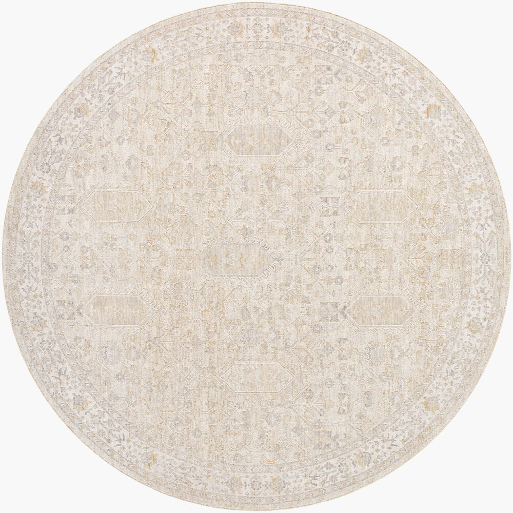 Emory Machine Woven Rug, by Surya, 6'11.46" length x 6'11.46" width