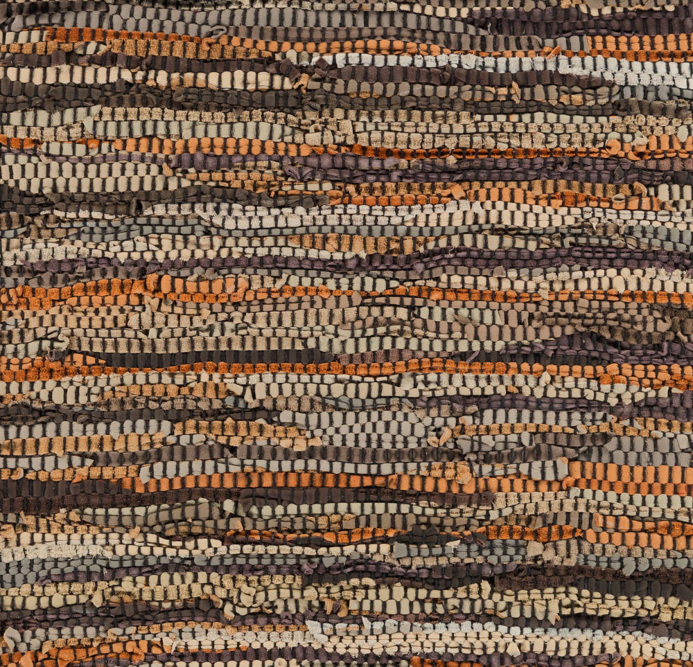 Log Cabin Handmade Rug, by Surya, 1'6" length x 1'6" width