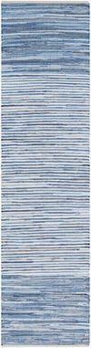 Denim Handmade Rug, by Surya, 12' length x 3' width thumbnail