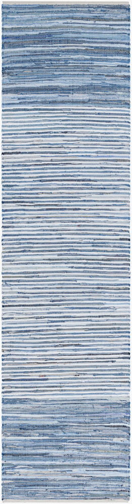 Denim Handmade Rug, by Surya, 12' length x 3' width