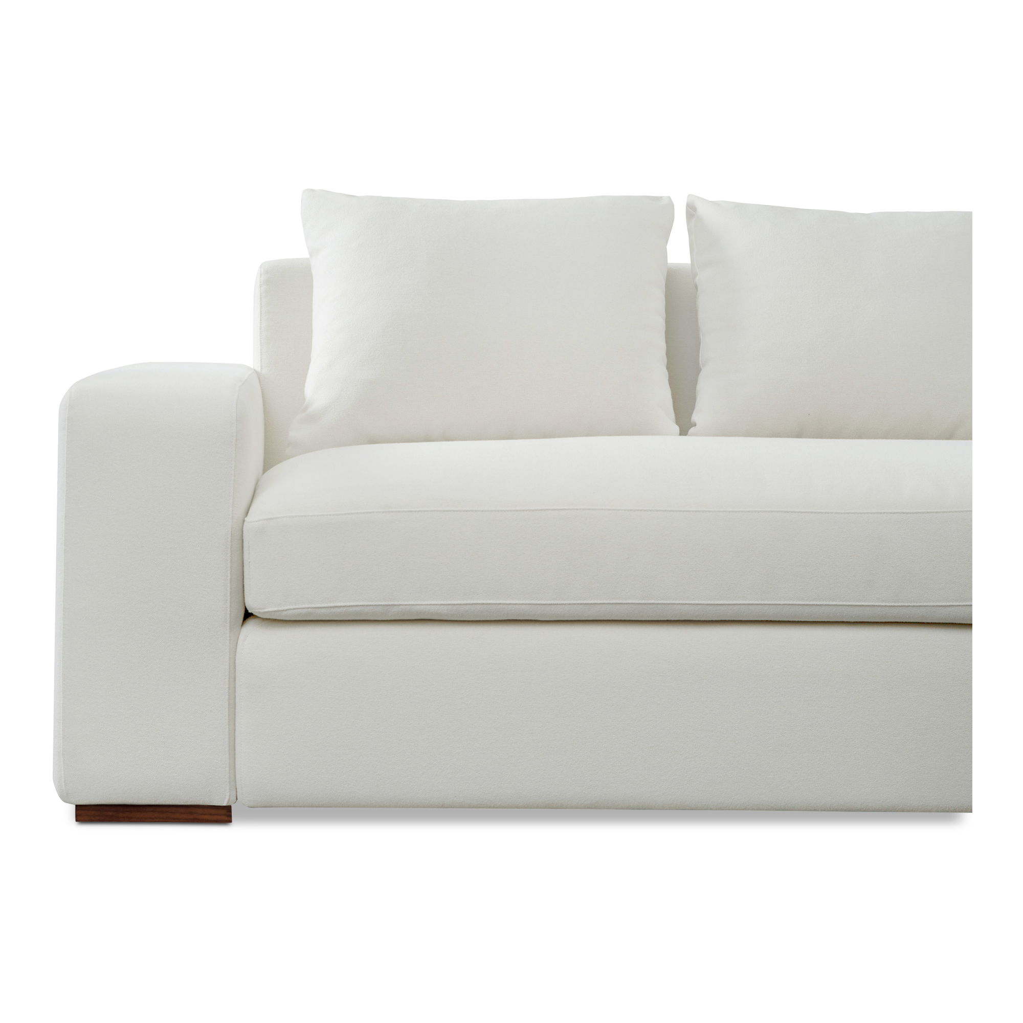 Thomas Right Sectional Ivory large image 