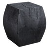 Grove Black Wooden Accent Stool, Low Stool by Uttermost, 14.6" width x 17" height x 14.6" depth thumbnail 1