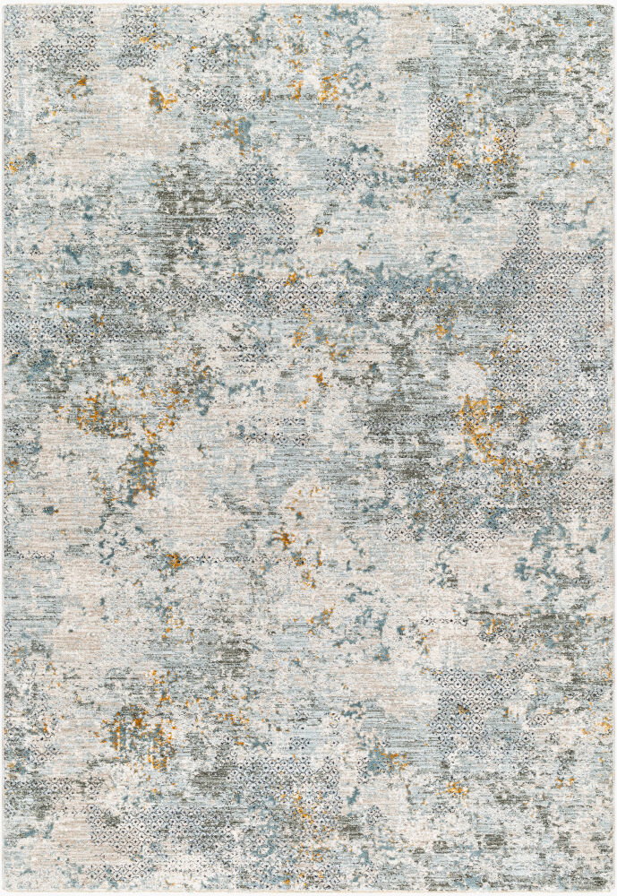 Dresden Machine Woven Rug, by Surya, 7'4.58" length x 4'11.84" width