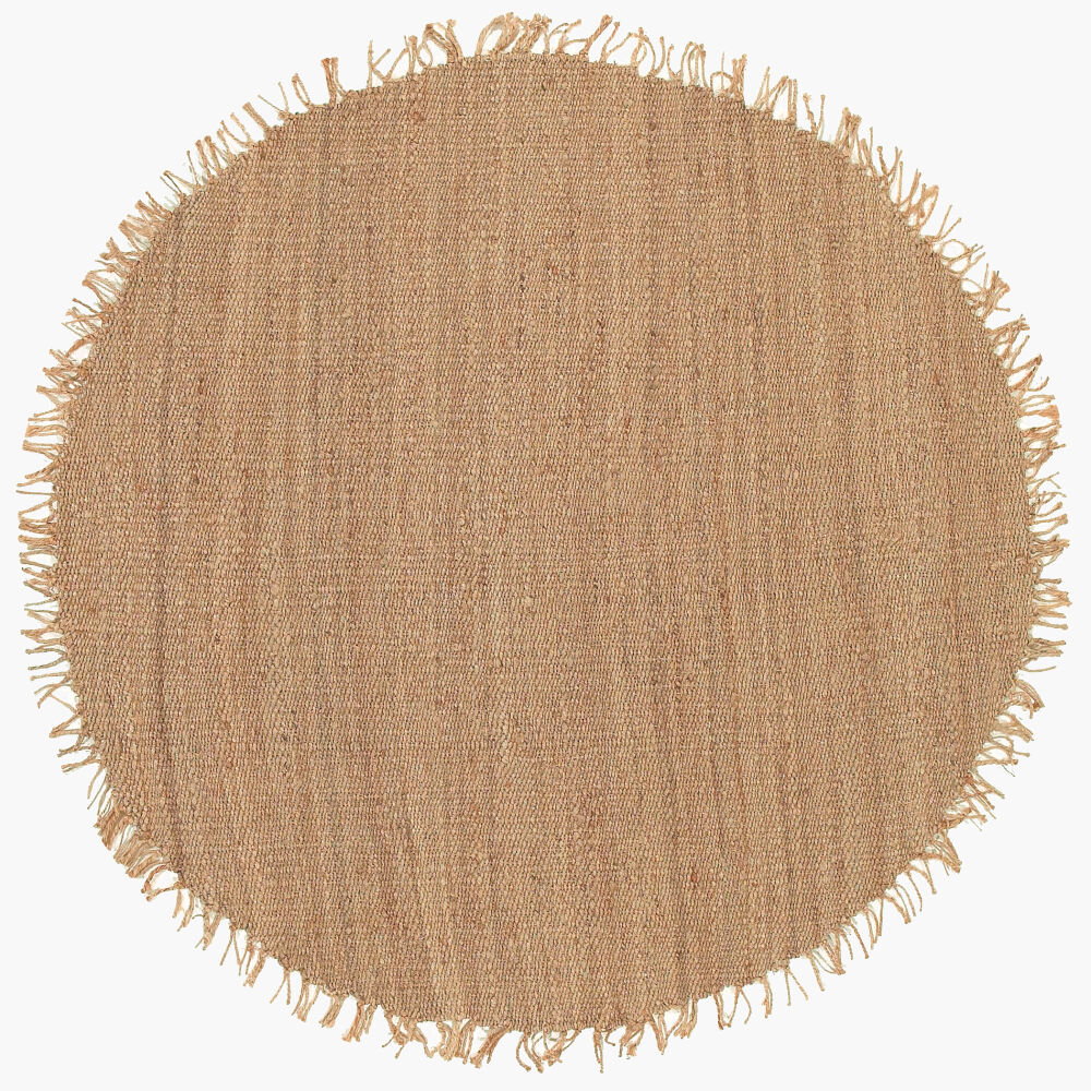 Jute Handmade Rug, by Surya, 8' length x 8' width
