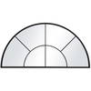 Rousseau Iron Window Arch Mirror, by Uttermost, 60" width x 30.5" height x 1.37" depth thumbnail 1