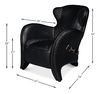 Hera Arm Chair, Onyx Black thumbnail 14