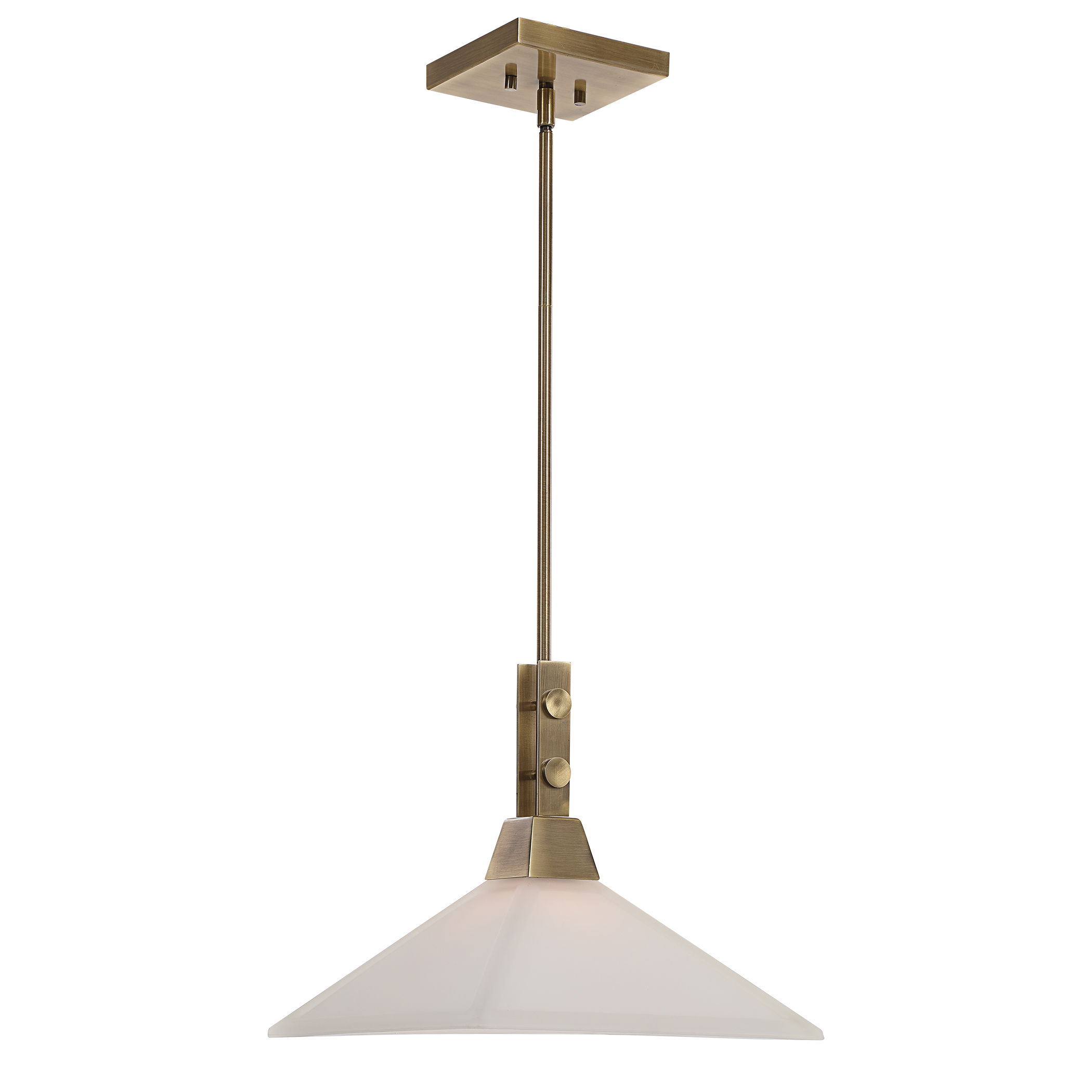 Brookdale Industrial 1 Light Pendant large image 