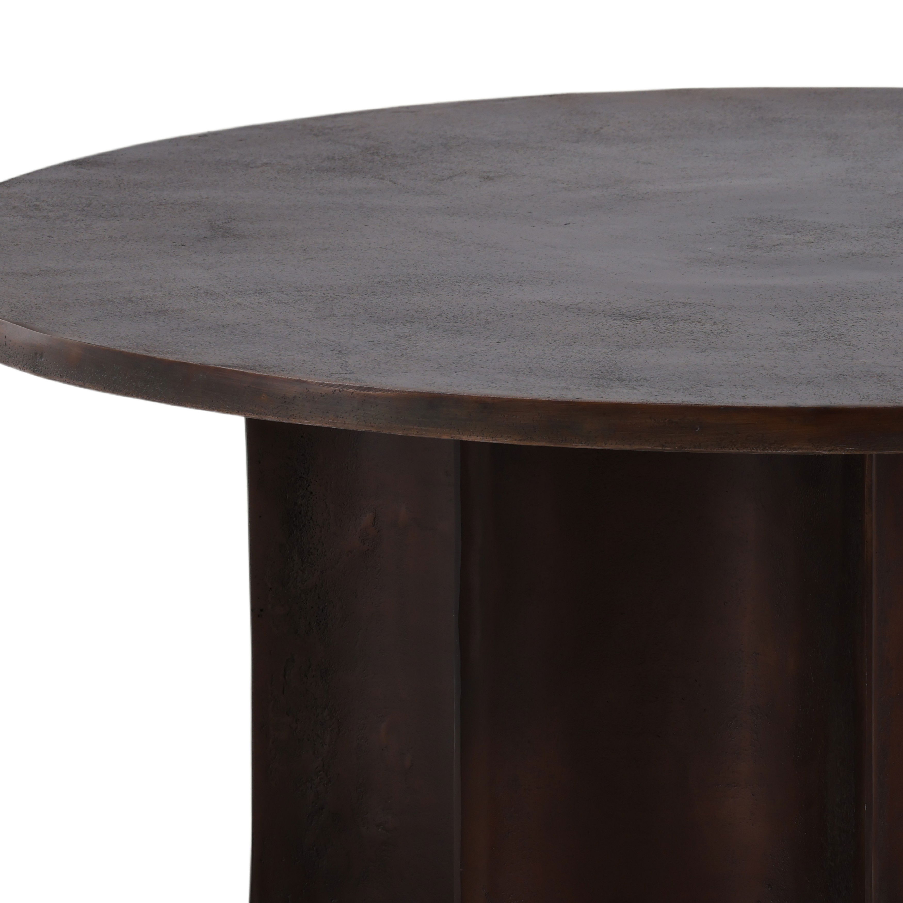 Redfern Coffee Table Bronze, by Dovetail, 39" width x 15" height x 39" diameter x 39" depth View 3