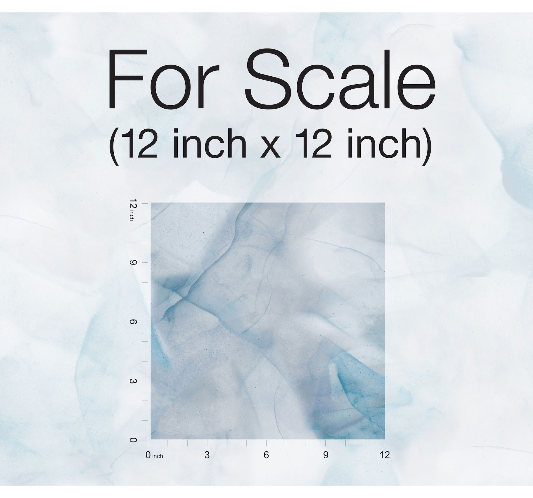 Watercolor Silks Blue Peel & Stick Wallpaper, by York Wall, 20' length x 2'3" width x 0.02" depth View 5