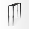 Timothy  48.0 X 8.0 X 30.0 Ebony Black Iron Console Table, by Mercana, 48" length x 8" width x 30" height thumbnail 6