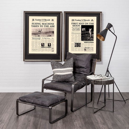 Eris III (58.3"H) Black/Brass Metal Cone Shade Floor Lamp