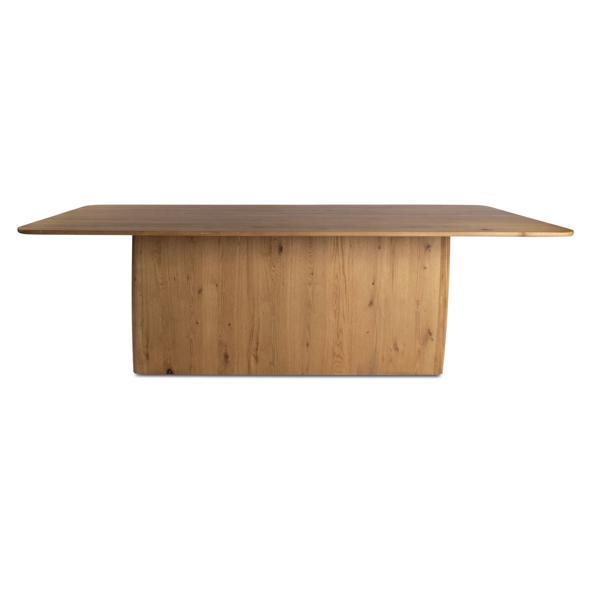 Winston Dining Table Rustic Oak, by Moe's Home, 97" width x 30" height x 42" depth View 1
