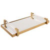 Deki Gold Mirrored Tray, Decorative by Uttermost, 23.75" width x 3.12" height x 13.5" depth thumbnail 4