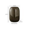 Circe Vase Olive, by Moe's Home, 10.5" width x 6.5" height x 7.5" depth thumbnail 8