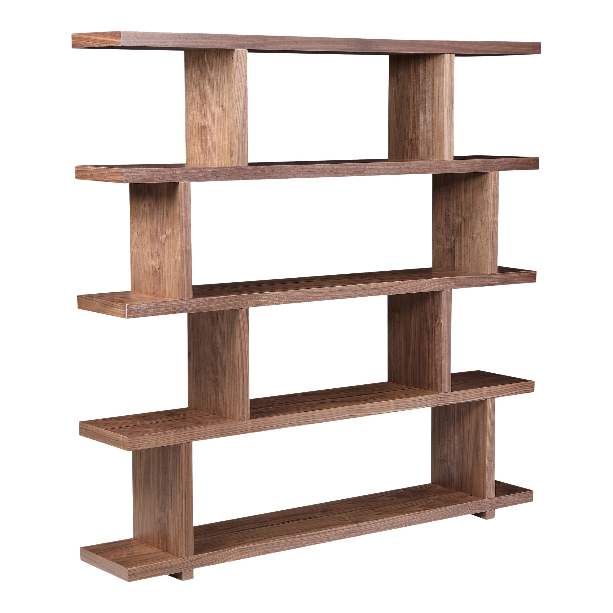 Miri Large Shelf Brown, Shelving & Bookcase by Moe's Home, 63" width x 63" height x 11" depth View 2
