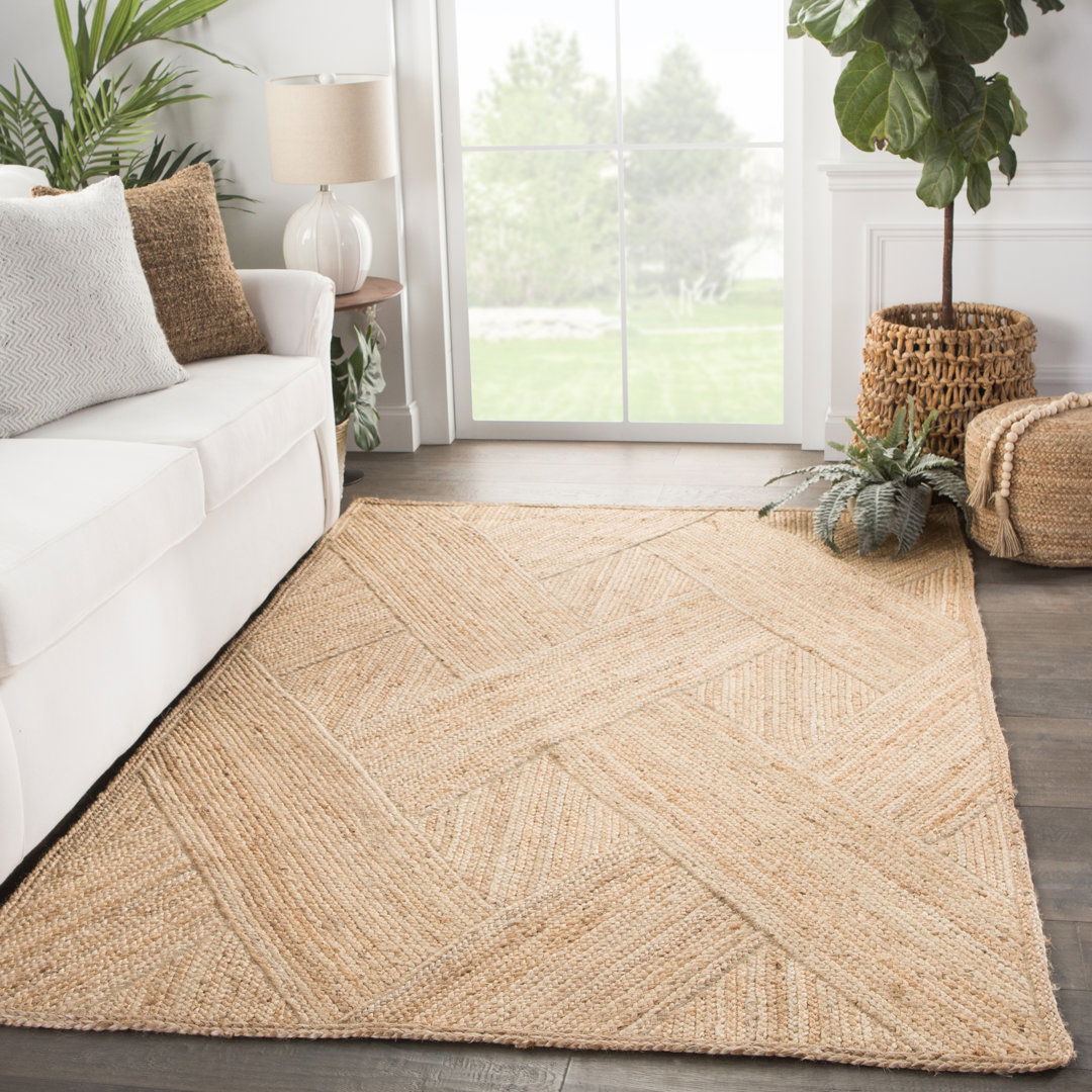 Dawes Natural Trellis Beige Area Rug (5'X8') large image 