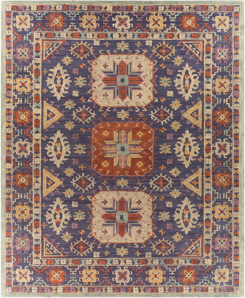 Oakland Handmade Rug, by Surya, 1'6" length x 1'6" width